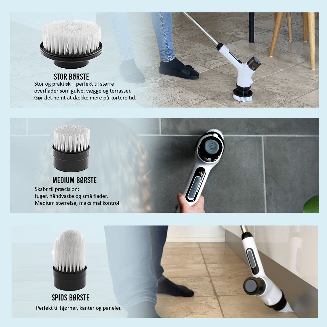 Ekstra POWER BRUSH børstehoveder